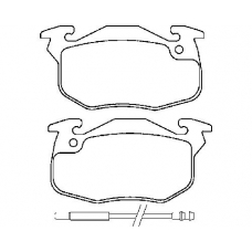 MDB1291 MINTEX Комплект тормозных колодок, дисковый тормоз