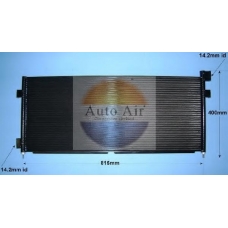 16-5009 AUTO AIR GLOUCESTER Конденсатор, кондиционер