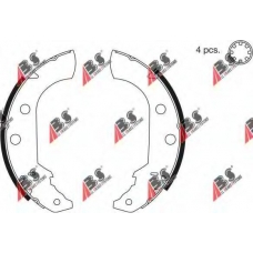 8321 ABS Комплект тормозных колодок