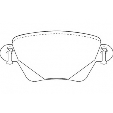 WBP23557A WAGNER LOCKHEED Комплект тормозных колодок, дисковый тормоз