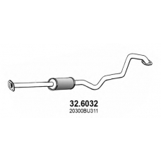 32.6032 ASSO Средний глушитель выхлопных газов