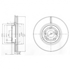 BG3913 DELPHI Тормозной диск