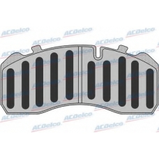 AC0581174D AC Delco Комплект тормозных колодок, дисковый тормоз