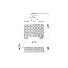 PF1207 PROCODIS FRANCE Комплект тормозных колодок, дисковый тормоз