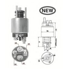 940113050556 MAGNETI MARELLI Тяговое реле, стартер