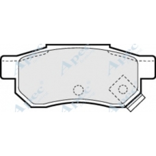 PAD688 APEC Комплект тормозных колодок, дисковый тормоз