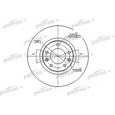 PBD1225 PATRON Тормозной диск