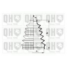 QJB859 QUINTON HAZELL Комплект пылника, приводной вал