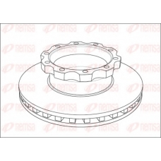 NCA1045.20 KAWE Тормозной диск