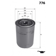 ELH4264 MECAFILTER Масляный фильтр