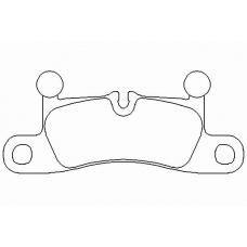 MDB3076 MINTEX Комплект тормозных колодок, дисковый тормоз