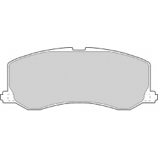 FD906A NECTO Комплект тормозных колодок, дисковый тормоз