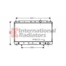 32002083 VAN WEZEL Радиатор, охлаждение двигателя