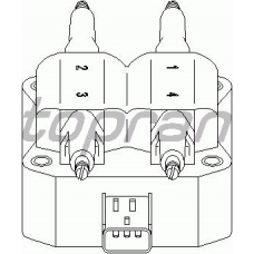 501 401 TOPRAN Катушка зажигания