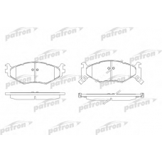 PBP977 PATRON Комплект тормозных колодок, дисковый тормоз