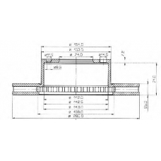 BSF3478 QUINTON HAZELL Тормозной диск