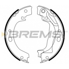 GF0970 BREMSI Комплект тормозных колодок, стояночная тормозная с