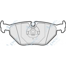 PAD590 APEC Комплект тормозных колодок, дисковый тормоз