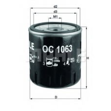 OC 1063 MAHLE Масляный фильтр