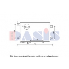 122035N AKS DASIS Конденсатор, кондиционер