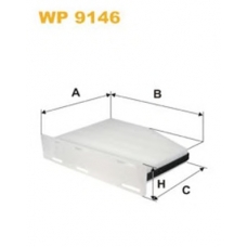 WP9146 WIX Фильтр, воздух во внутренном пространстве