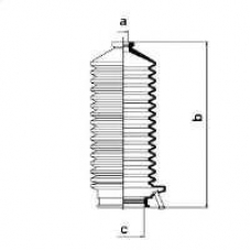 83730 SPIDAN Пыльник, рулевое управление