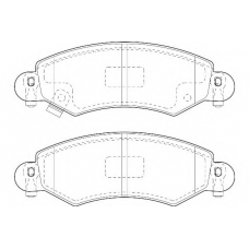 WBP23253A WAGNER LOCKHEED Комплект тормозных колодок, дисковый тормоз