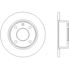 MDC411 MINTEX Тормозной диск