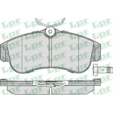 05P355 LPR Комплект тормозных колодок, дисковый тормоз