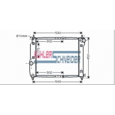 5200461 KUHLER SCHNEIDER Радиатор, охлаждение двигател