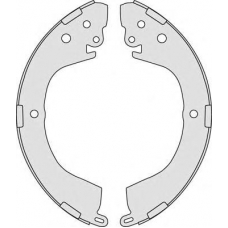 M877 MGA Комплект тормозных колодок