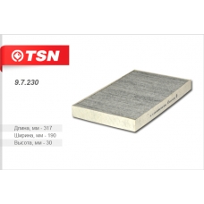 9.7.230 TSN Фильтр салонный (угольный)