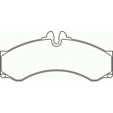 MDB2795 MINTEX Комплект тормозных колодок, дисковый тормоз