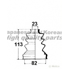 S092-12 ASHUKI Комплект пылника, приводной вал
