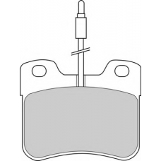 DBP340535 DURON Комплект тормозных колодок, дисковый тормоз