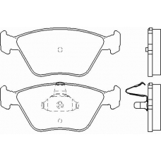 MDB2415 MINTEX Комплект тормозных колодок, дисковый тормоз