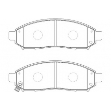 WBP24227A WAGNER LOCKHEED Комплект тормозных колодок, дисковый тормоз