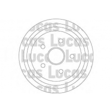 DB4145 TRW Тормозной барабан