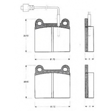 BLF148 QUINTON HAZELL Комплект тормозных колодок, дисковый тормоз