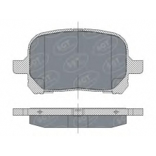 SP 274 SCT Комплект тормозных колодок, дисковый тормоз