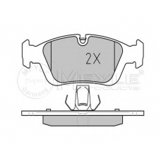 025 232 8717/PD MEYLE Комплект тормозных колодок, дисковый тормоз
