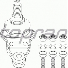 103 346 TOPRAN Несущий / направляющий шарнир