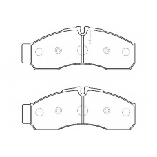 WBP29160C WAGNER LOCKHEED Комплект тормозных колодок, дисковый тормоз