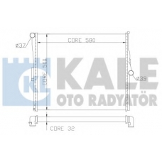 354500 KALE OTO RADYATOR Радиатор, охлаждение двигателя