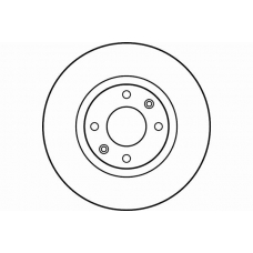 MDC1492 MINTEX Тормозной диск