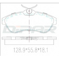 DFB3492 DITAS Комплект тормозных колодок, дисковый тормоз