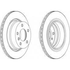 DDF1285 FERODO Тормозной диск