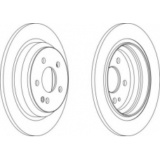 DDF1234-1 FERODO Тормозной диск