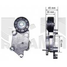 A04716 AUTOTEAM Натяжитель ремня, клиновой зубча