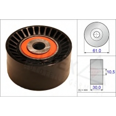 654832 AUTEX Паразитный / Ведущий ролик, зубчатый ремень